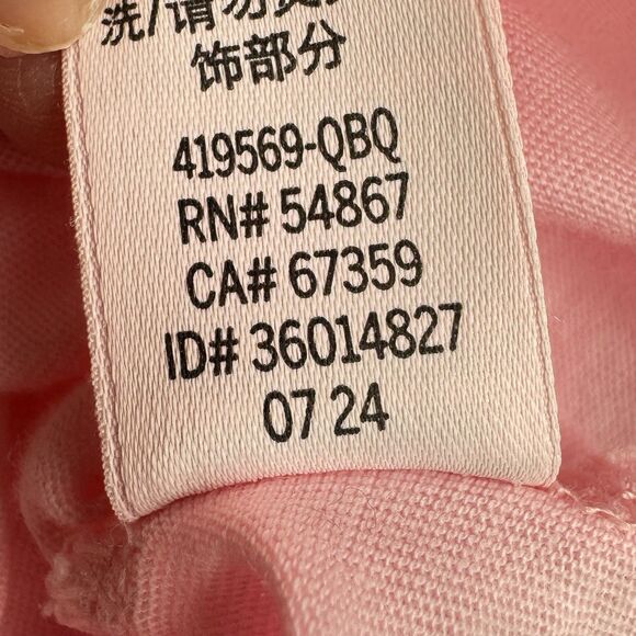 Victoria’s Secret Flannel 2 Piece Pajama Set Womens L Iconic Pink Stripe NWOT - Picture 15 of 16